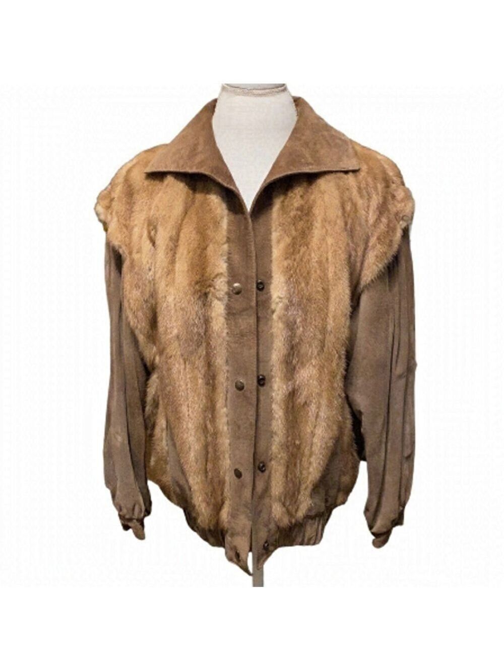 𝅺VINTAGE 1970’s Mink Fur and Suede Jacket